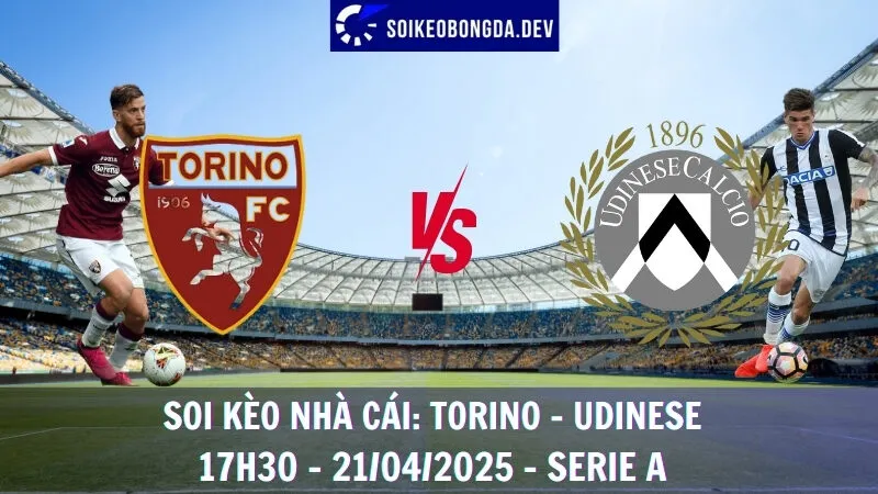 Soi kèo nhà cái Torino vs Udinese - 21/04/2025 - Serie A
